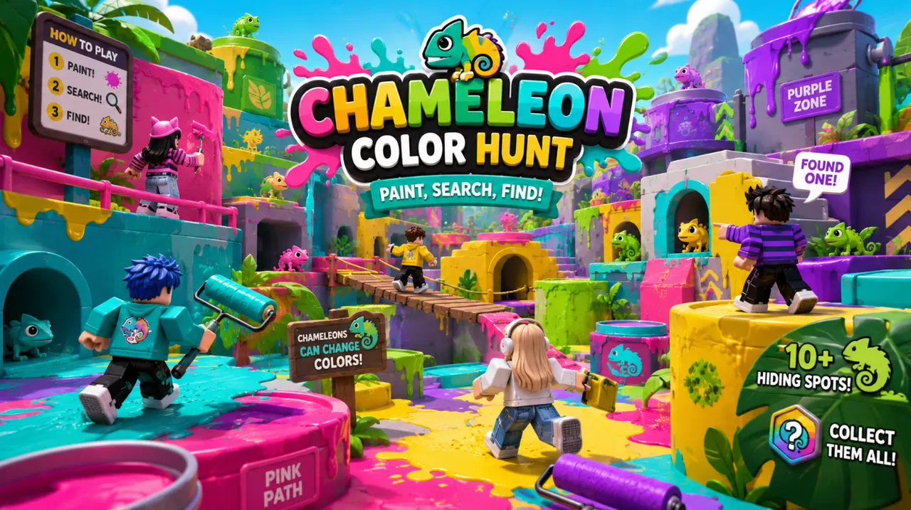Paint & Hide on Roblox